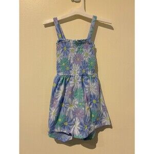 NWT Thereabouts Blue Floral Romper - Girls 5